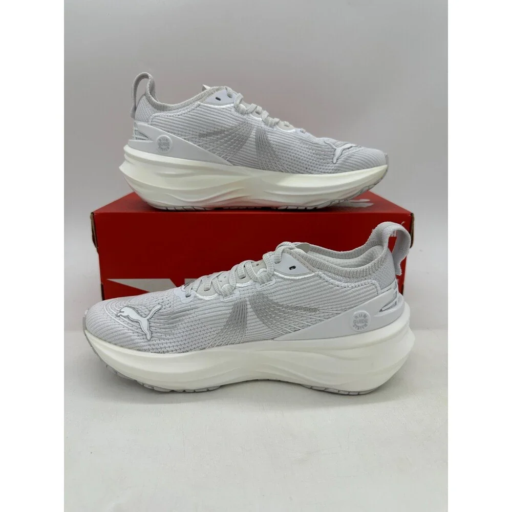 Puma ForeverRun Nitro 2 Women's Size 6 White Silver Athletic Shoes 310471 02